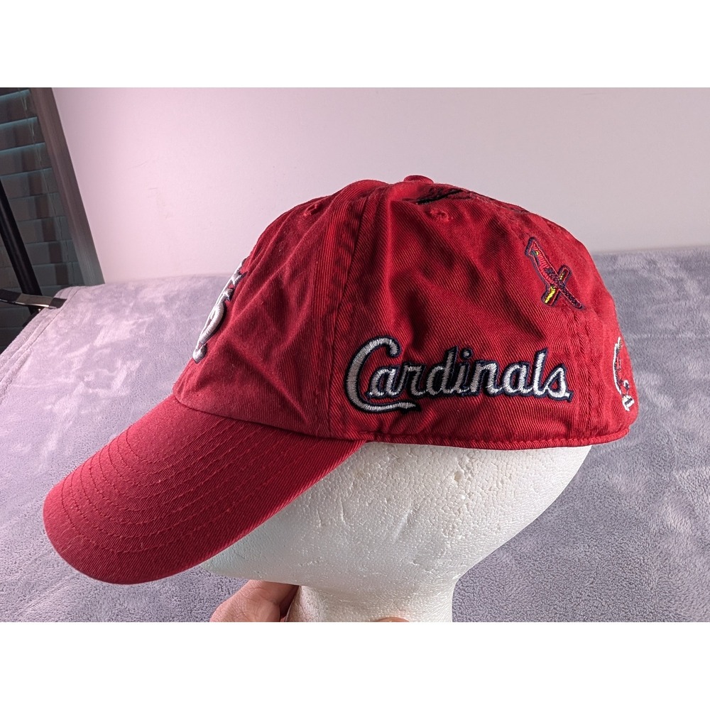 Twins Enterprise St Louis Cardinals MLB The Franchise Fitted Hat Red XL AOP Cap